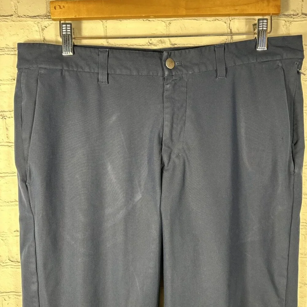 Lululemon Pants Men 36x32 Navy Commission Slim Warpstreme  M5AF3S‎ Workwear